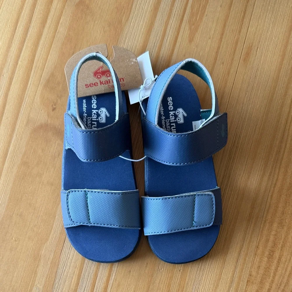 See‎ Kai Run Blue Kids Sandals NWT
